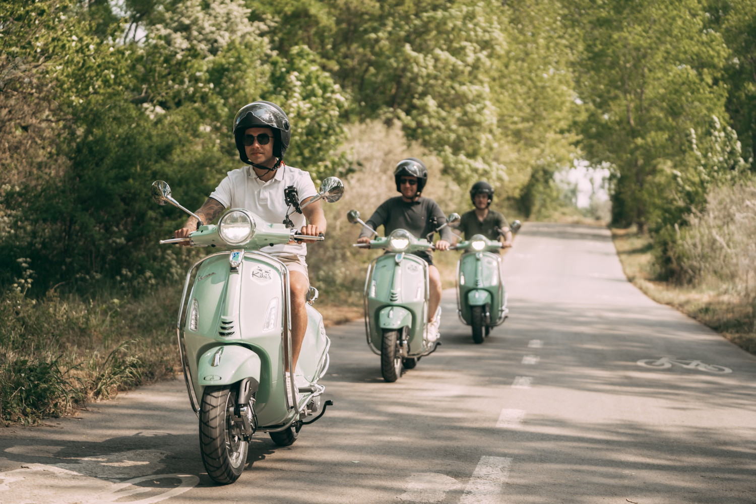 Vespatour in Heuvelland